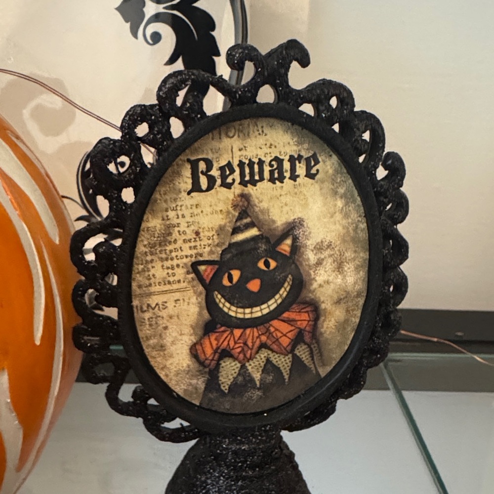 Halloween Cat Party Decoration - Black and Orange